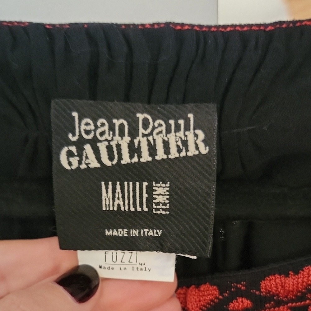 Jean Paul Gaultier Vintage Black Embroidered Tunic Blouse Bohemian Folk Top - Picture 2 of 4